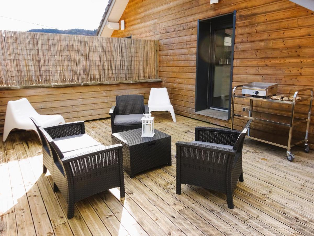 Studio Terrasse Le Thillot Esterno foto